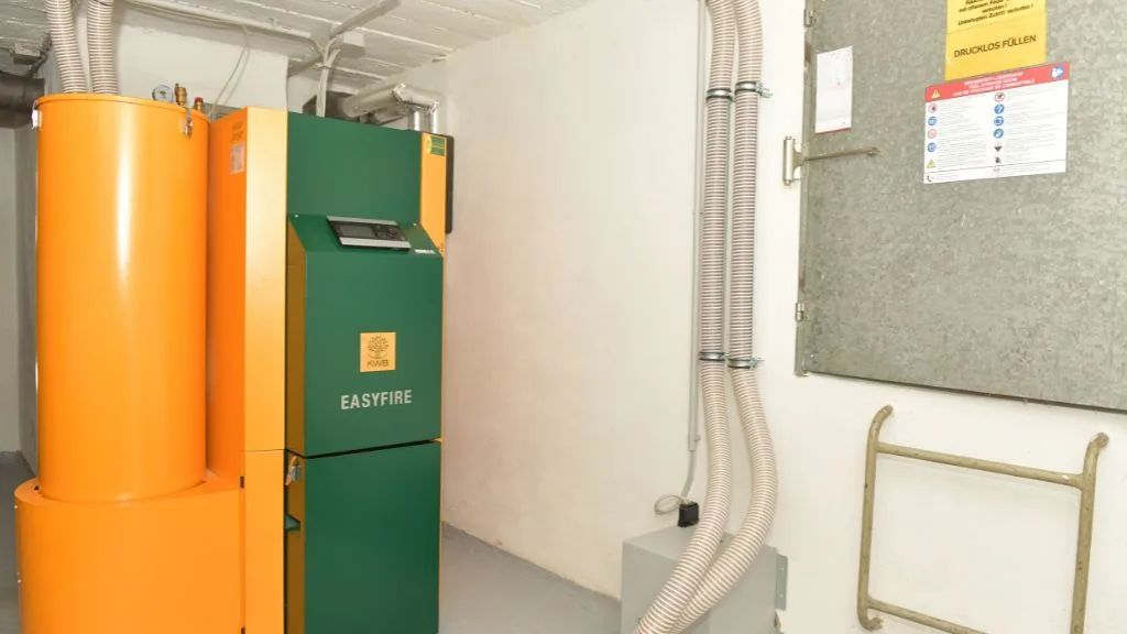 Installierte KWB Heizungsanlage